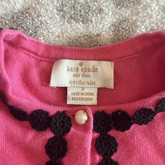 Kate Spade Cotton Button Down Cardigan Sweater - Picture 3 of 7